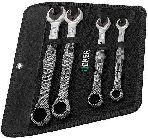 Gabelschlüssel-Set, 4x mit Ratsche, in Tasche, 6000 Joker 4 Set 1 Wera - W073290