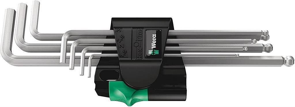 Комплект шестограми, 7х (1.5…6), в щипка, 950 PKL L-key Chrome Magnet Wera - W022101