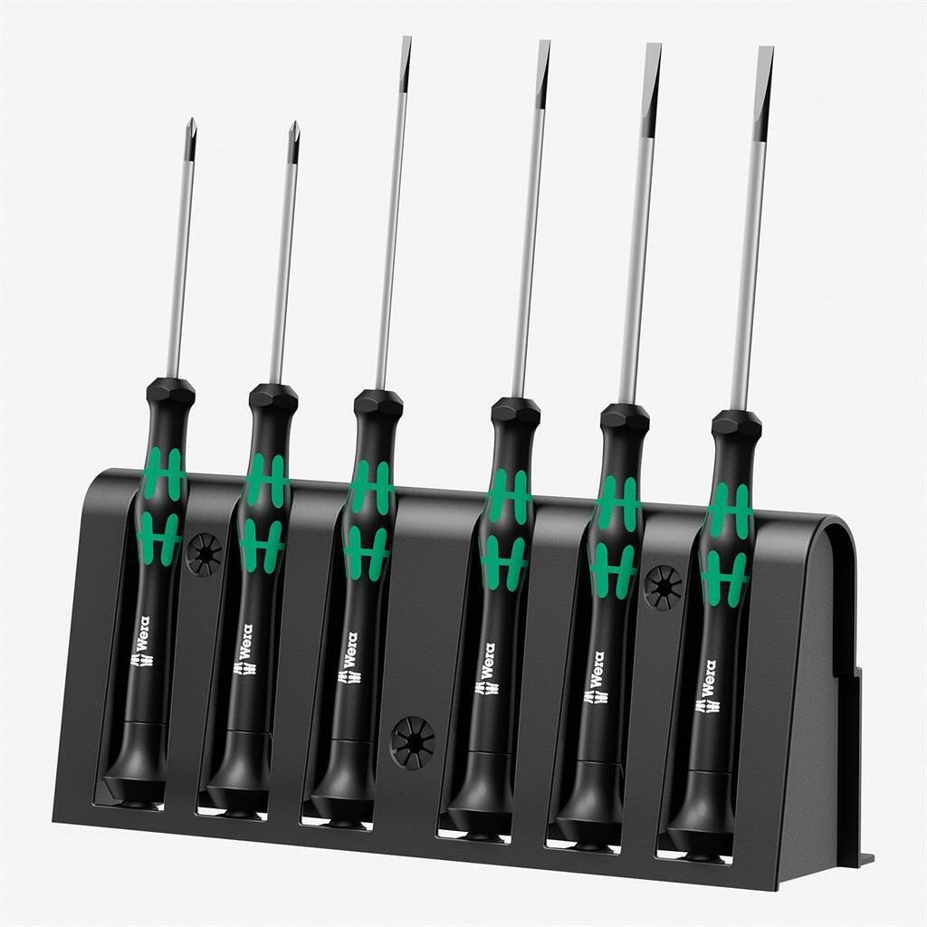 Σύνολο κατσαβιδιών, 4x πλατ και 2x PH, 2035/6A Kraftform Micro Wera - W118150