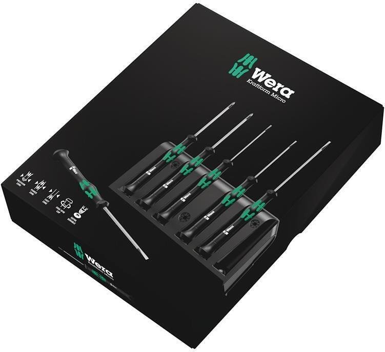 Σύνολο κατσαβιδιών, 4x πλατ και 2x PH, 2035/6A Kraftform Micro Wera - W118150