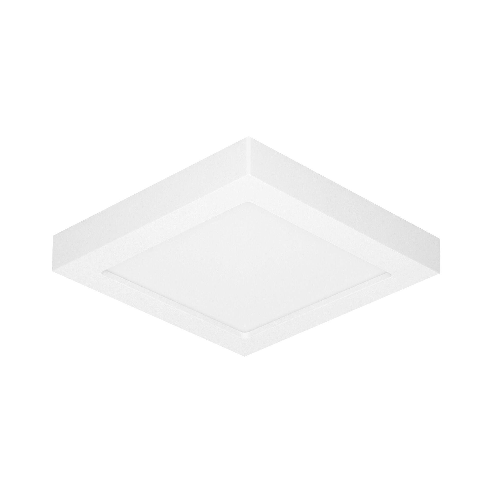 LETI LED 24W осветително тяло, за повърхностен монтаж, квадратно, 1900lm, 3000K, бяло, вградено LED захранване - AD-OD-6075WLX3, ADVITI