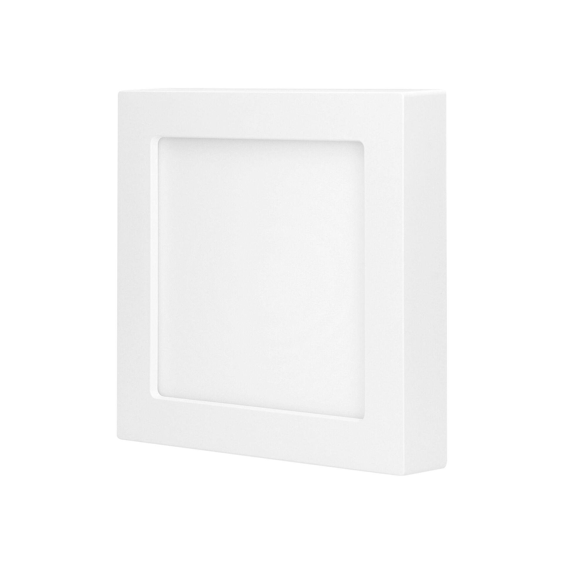 LETI LED 24W σώμα φωτισμού, για επιφανειακή εγκατάσταση, τετράγωνο, 1900lm, 3000K, λευκό, ενσωματωμένη τροφοδοσία LED - AD-OD-6075WLX3, ADVITI