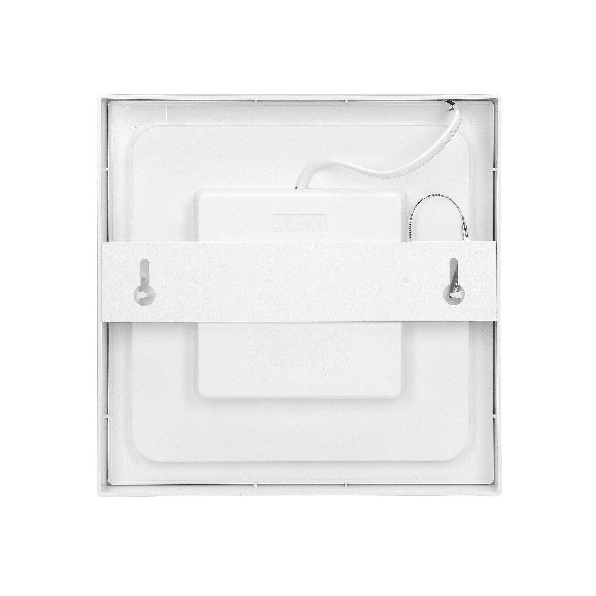 LETI LED 18W Beleuchtungskörper, für Oberflächenmontage, quadratisch, 1500lm, 3000K, weiss, integriertes LED-Netzteil - AD-OD-6062WLX3, ADVITI