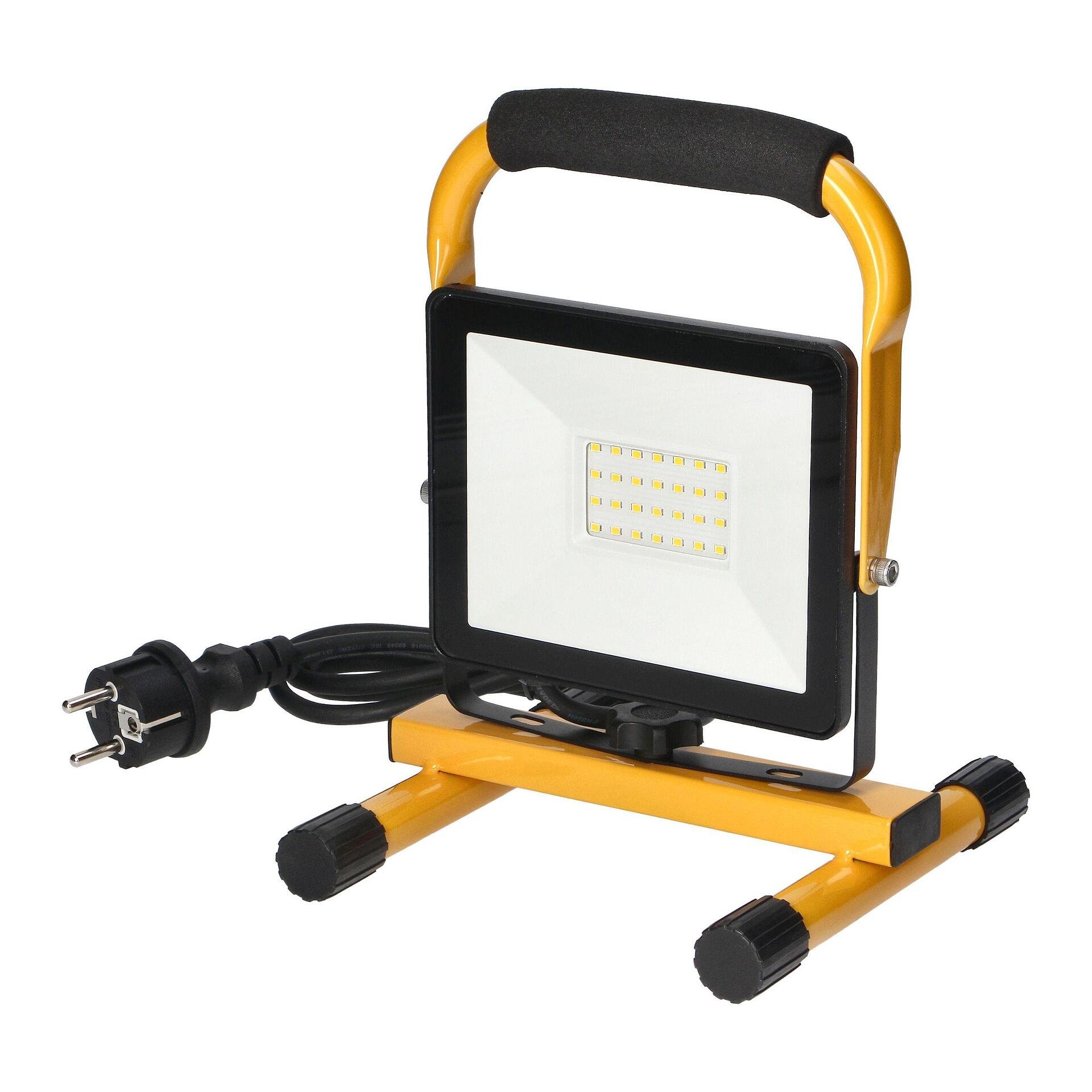 Pinceau LED portable CAVO 30W, sur pied, 2100 lm, IP44, 4000K, avec câble 1,5 m - FLP-4, VIRONE