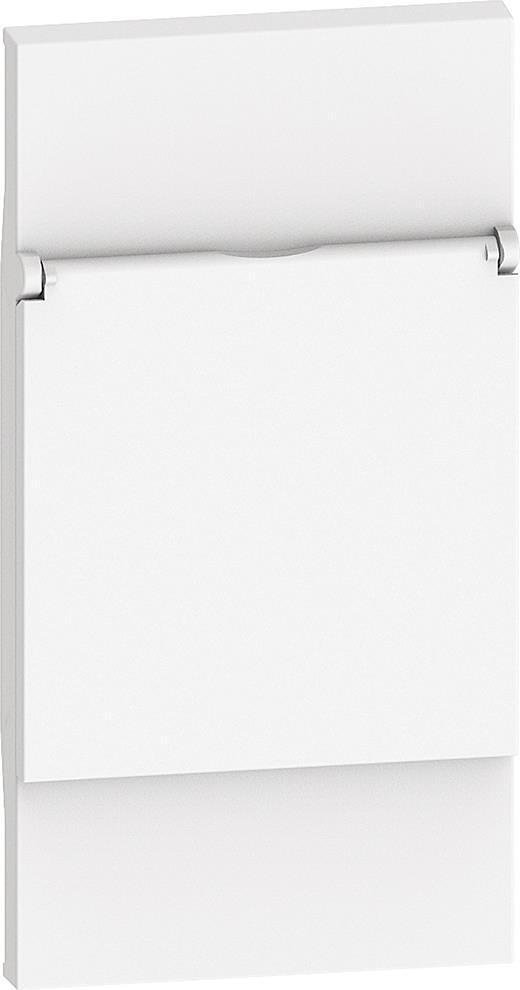 Panneau frontal avec couvercle pour prise Schuko 2 mod. couleur Blanc Living Now Bticino - KW04P