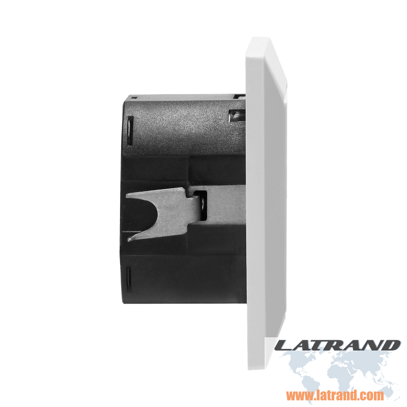 Einzelkontakt mit zwei USB-Ladegeräten USB-A + USB-C, 5VDC Ausgang, Einbau, Schuko, weiß Orno OR-AE-13232(GS)
