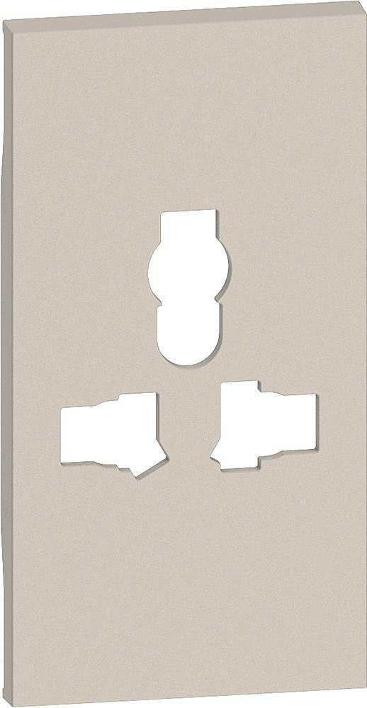 Frontplatte für MULTISTANDARD-Stecker 2 Mod. Farbe Creme Living Now Bticino - KM59