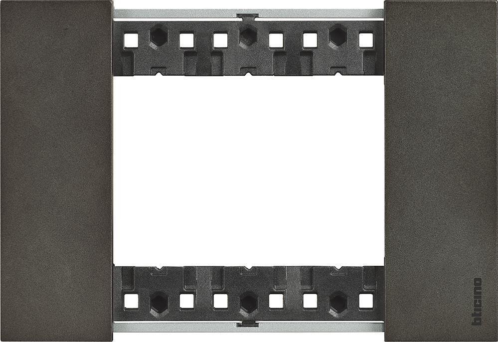 Cornice 3 mod. metallica colore Spazio (Space)Living Now Bticino - KA4803NG