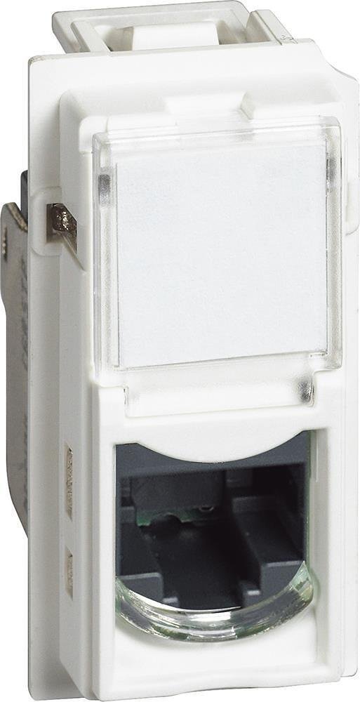 Розетка RJ45 cat.6 FTP конектор toolless IDC 1 мод. цвят Бял Living Now Bticino - KW4279C6F