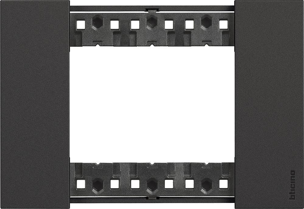 KA4803KG - Cornice decorativa, standard italiano, nera 3M Bticino Living now