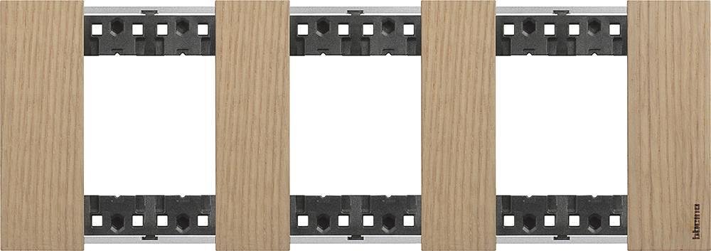 Frame 3x2 mod. wooden color Oak Living Now Bticino - KA4802M3LM