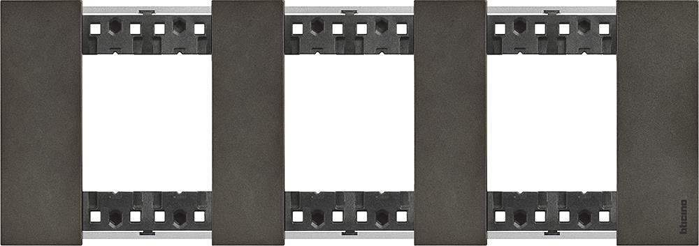 Decorative frame, German standard 3x2 mod. metallic color Space Living Now Bticino - KA4802M3NG