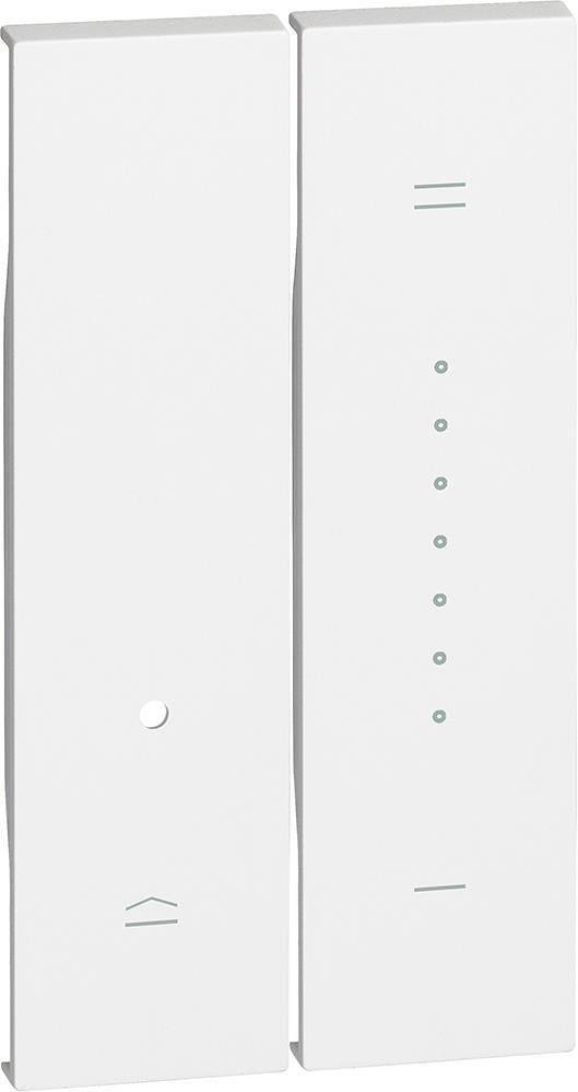 BTICINO - Placă frontală pentru dimer 2 mod. culoare Alb Living Now Bticino KW19