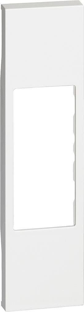 Plaque frontale pour prises simples RJ45/lampe LED K4381/RCA 1 module couleur Blanc Living Now Bticino-KW07