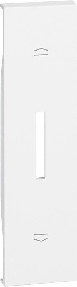 Placa frontal para interruptor de persianas 1 mod. color Blanco Living Now Bticino KW06