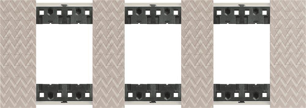 Cadru decorativ, standard german 3x2 mod. culoare Iluzie (Optic) Living Now Bticino KA4802M3MM