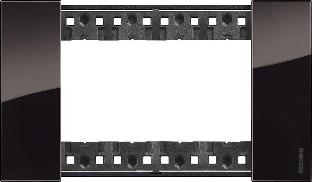 Ramă decorativă, standard italian 4 mod. culoare Noapte (Night) Living Now Bticino KA4804DG