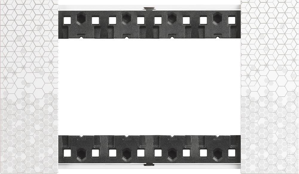 KA4804MW - Decorative frame, Italian standard, pixel 4M Bticino Living now