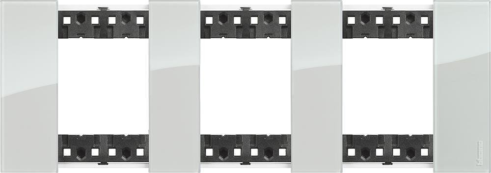 KA4802M3DA - Cadru decorativ, standard german, cer 3M Bticino Living now
