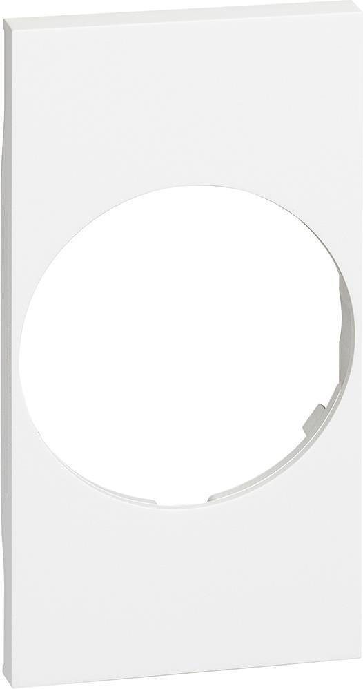 Plaque frontale pour prise SCHUKO 2 modules couleur Blanc Living Now Bticino-KW04