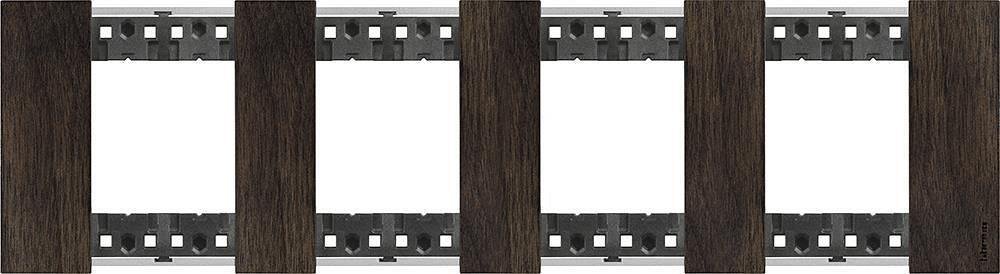 KA4802M4LG - Decorative frame, German standard, walnut 4M Bticino Living now