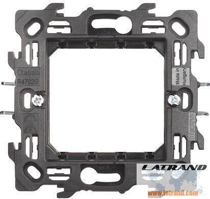 Tragrahmen für Montage mit Füßen 2 Mod. Classia Bticino - R4702G