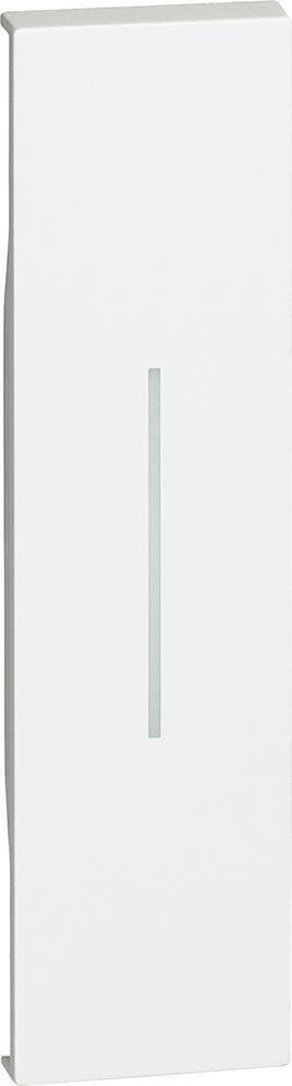 Plaque frontale interrupteur/bouton 1 module Living Now Bticino, KW01 BLANC