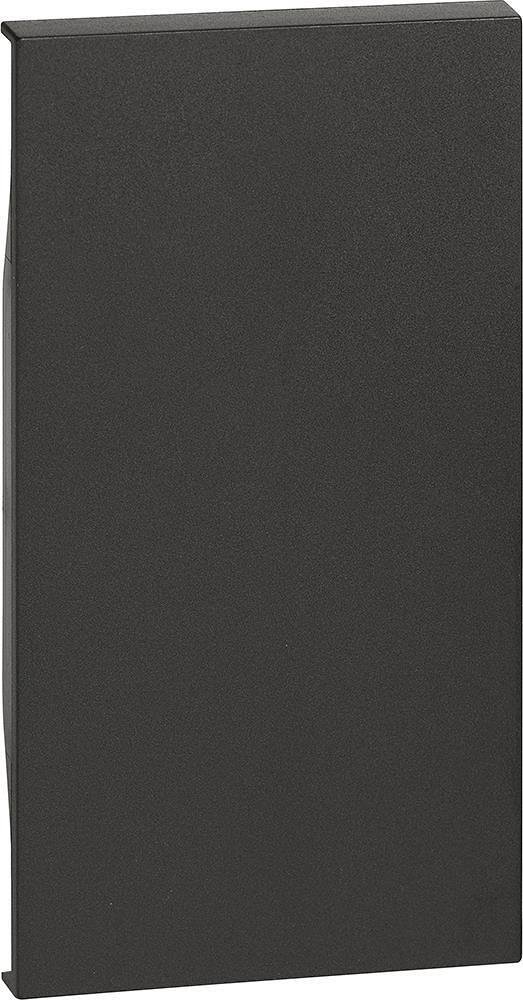 Placă frontală pentru modul gol 2 mod. Living Now Bticino, KG00M2 NEAGRU