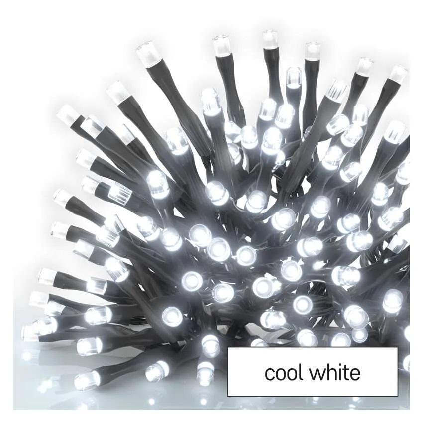 Set Weihnachtslichterketten 100x LED kaltes Licht 2.5x0.9m IP44 mit Timer CONNECT EMOS - D1CC03