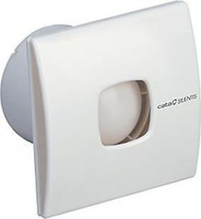 Ventilator SILENTIS10T LOW NOISE TIMER ф100mm, Farbe Weiß, 90m³/h,12W, 30dB mit Timer, Set mit Klappe CATA - C01073000