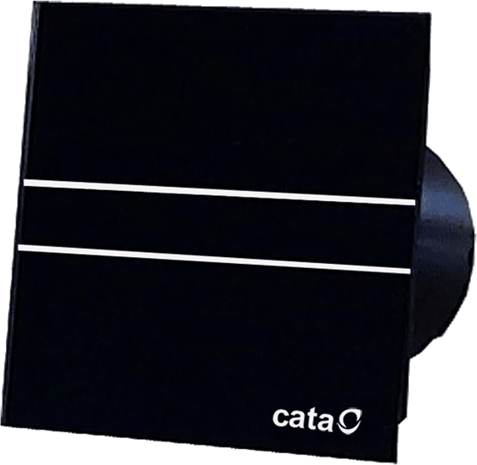 Fan E-100GTBK TIMER Ø100mm, black, 115m3/h, 8W, 31dB CATA - C00900502