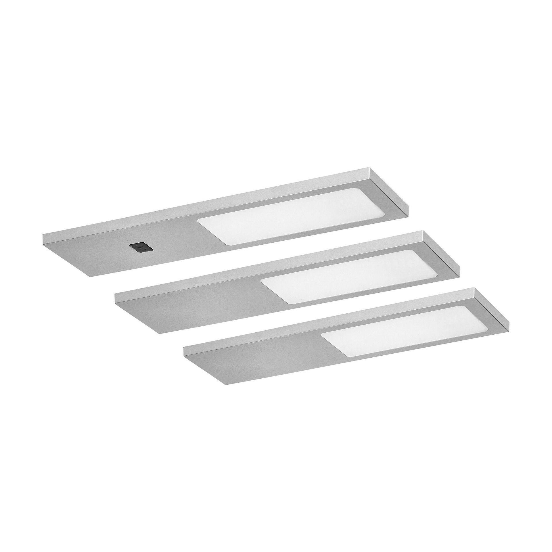 ПОДШКАФНА ЛАМПА PLANA LED ADVITI AD-OM-6476L4/G/SW 4W 240lm + БЕЗКОНСОРТЕН ПРЕВКЛЮЧВАТЕЛ - AD-OM-6477L4/G