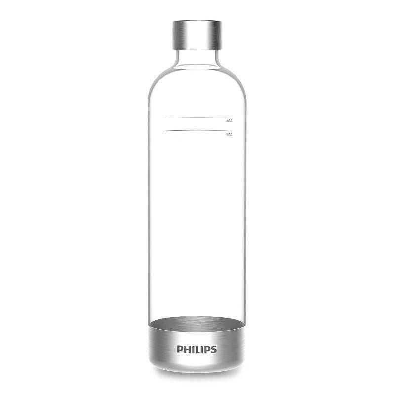 Flasche für Soda Philips - GoZero ADD912/10, silber, 1l - ADD912/10