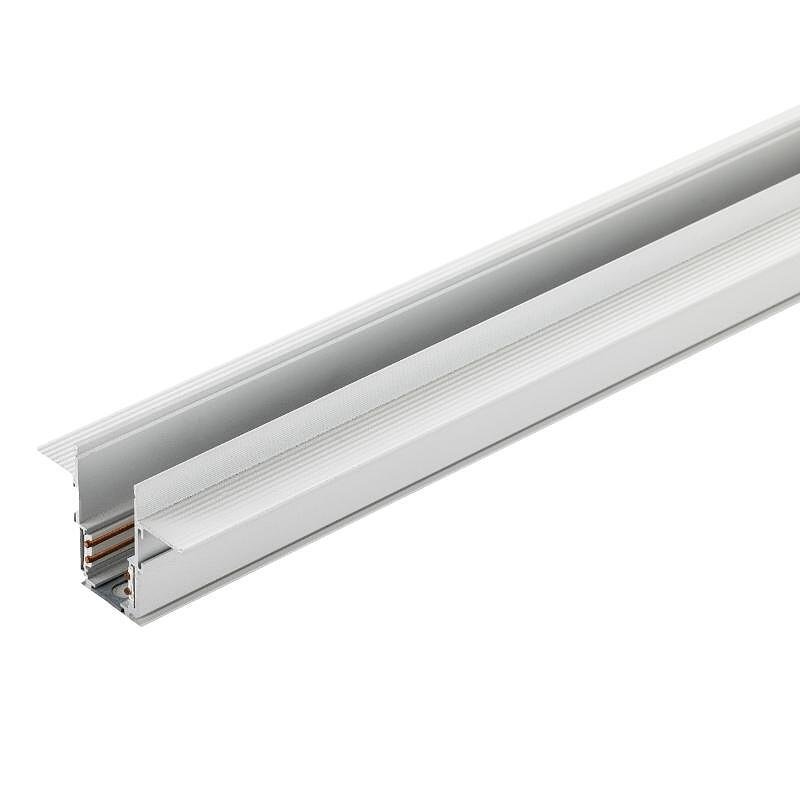 Recessed Magnetic Track, Single-Phase M-LINE, White, 1 m, DPM, MTL-R-1-W