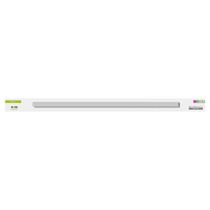 Magnetische Schiene für Innenmontage, einphasig M-LINE, weiß, 1 m, DPM, MTL-R-1-W