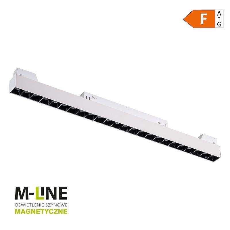 Lineare magnetische Lampe für Schienensystem M-LINE, weiß, 24 W, 1900 lm, 4000 K, DPM, MTL-SPL-24W-W