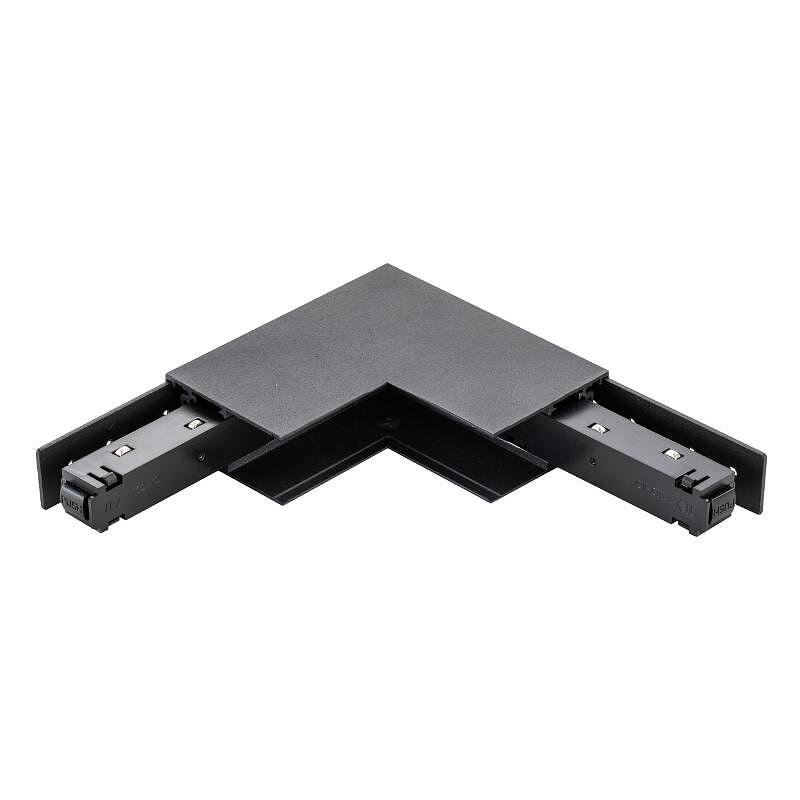 Anschluss für magnetische Schienen für Außenmontage, vertikal M-LINE, schwarz, DPM, MTL-S-VL-B