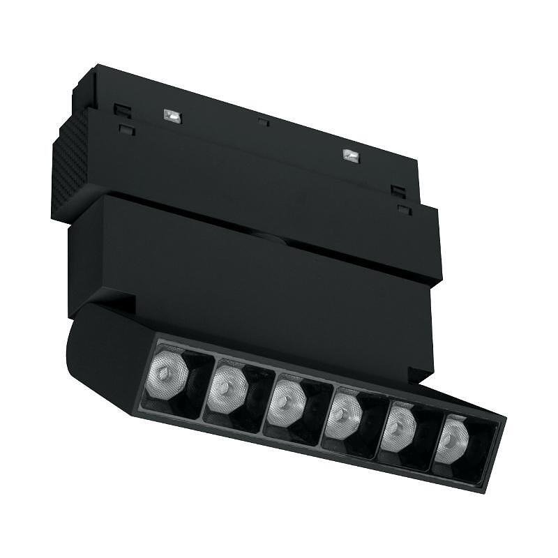 Lineare Lampe mit magnetischem Schienenelement, einstellbar M-LINE, schwarz, 6 W, 480 lm, 4000 K, DPM, MTL-SPRL-6W-B