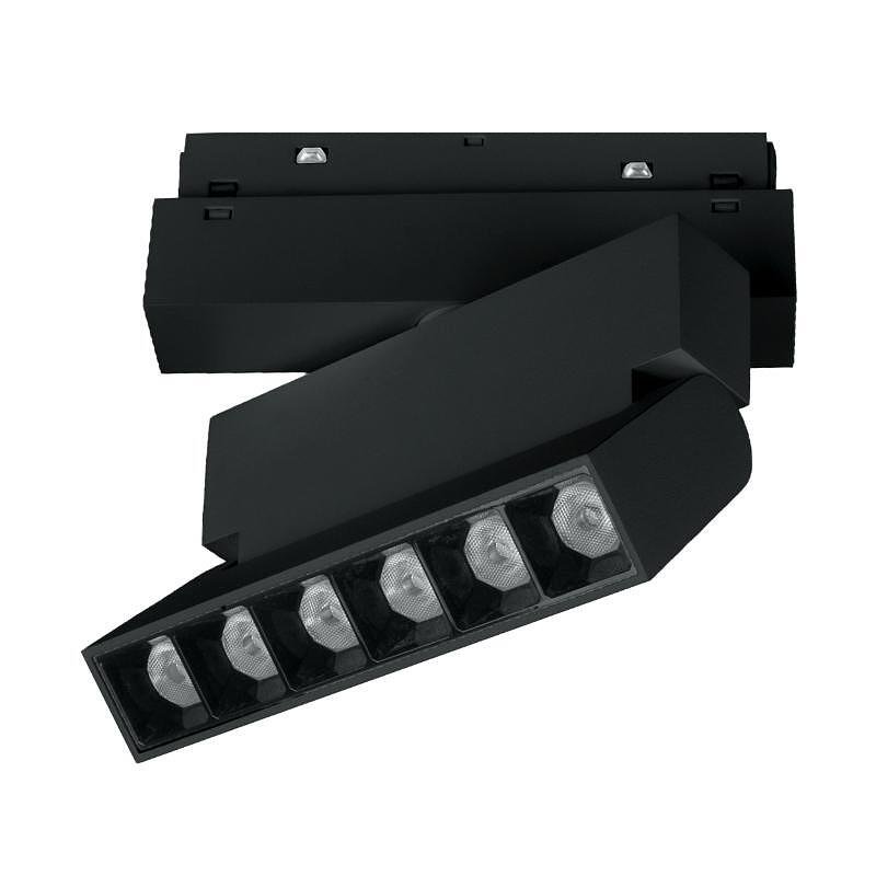 Lineare Lampe mit magnetischem Schienenelement, einstellbar M-LINE, schwarz, 6 W, 480 lm, 4000 K, DPM, MTL-SPRL-6W-B