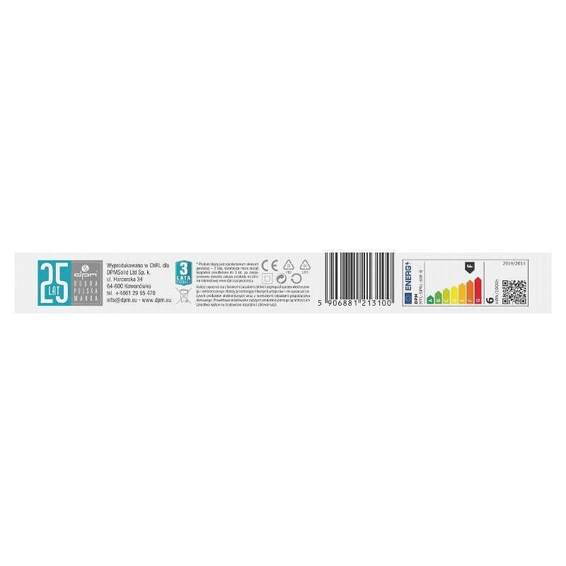 Lineare Lampe mit magnetischem Schienenelement, einstellbar M-LINE, schwarz, 6 W, 480 lm, 4000 K, DPM, MTL-SPRL-6W-B