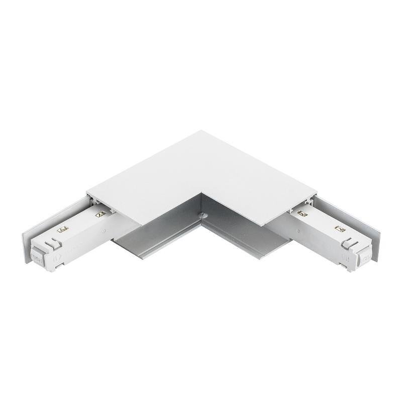 Anschluss für magnetische Schienen für Außenmontage, vertikal M-LINE, weiß, DPM, MTL-S-VL-W