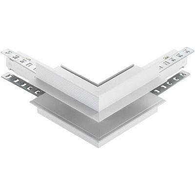 Anschluss für magnetische Schienen für Außenmontage, einbaubar M-LINE, weiß, MTL-R-OL-W