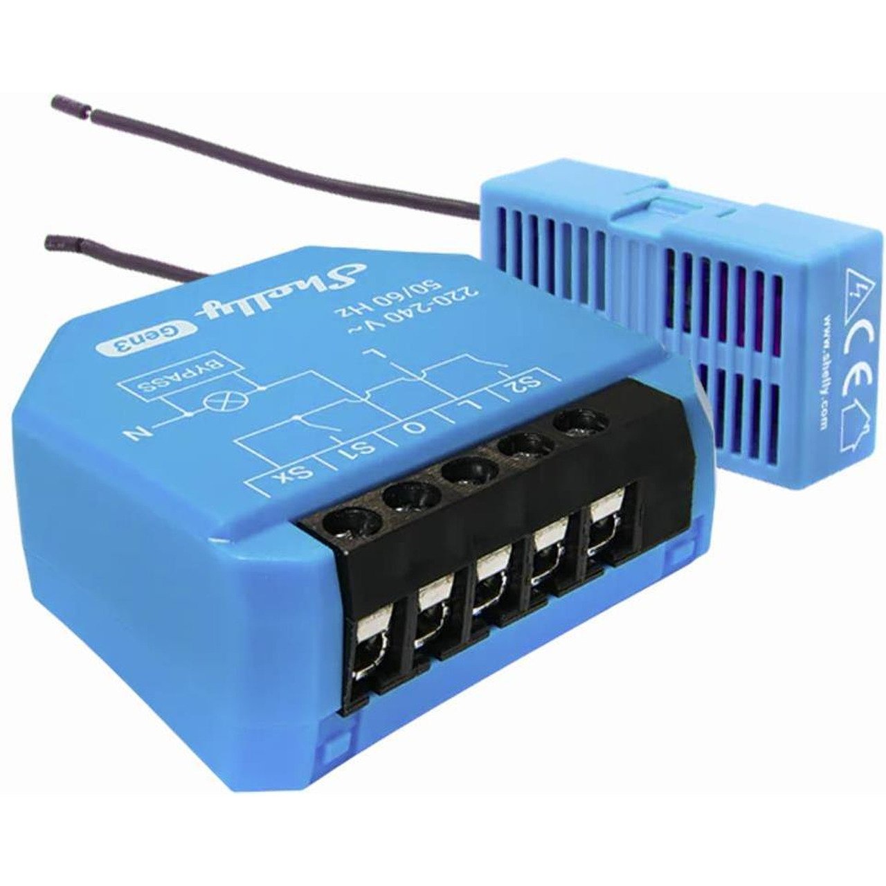 Mikromodul Smart-Relais 1x On/Off 1.2A OHNE NEUTRAL – Shelly 1L Gen3 261637