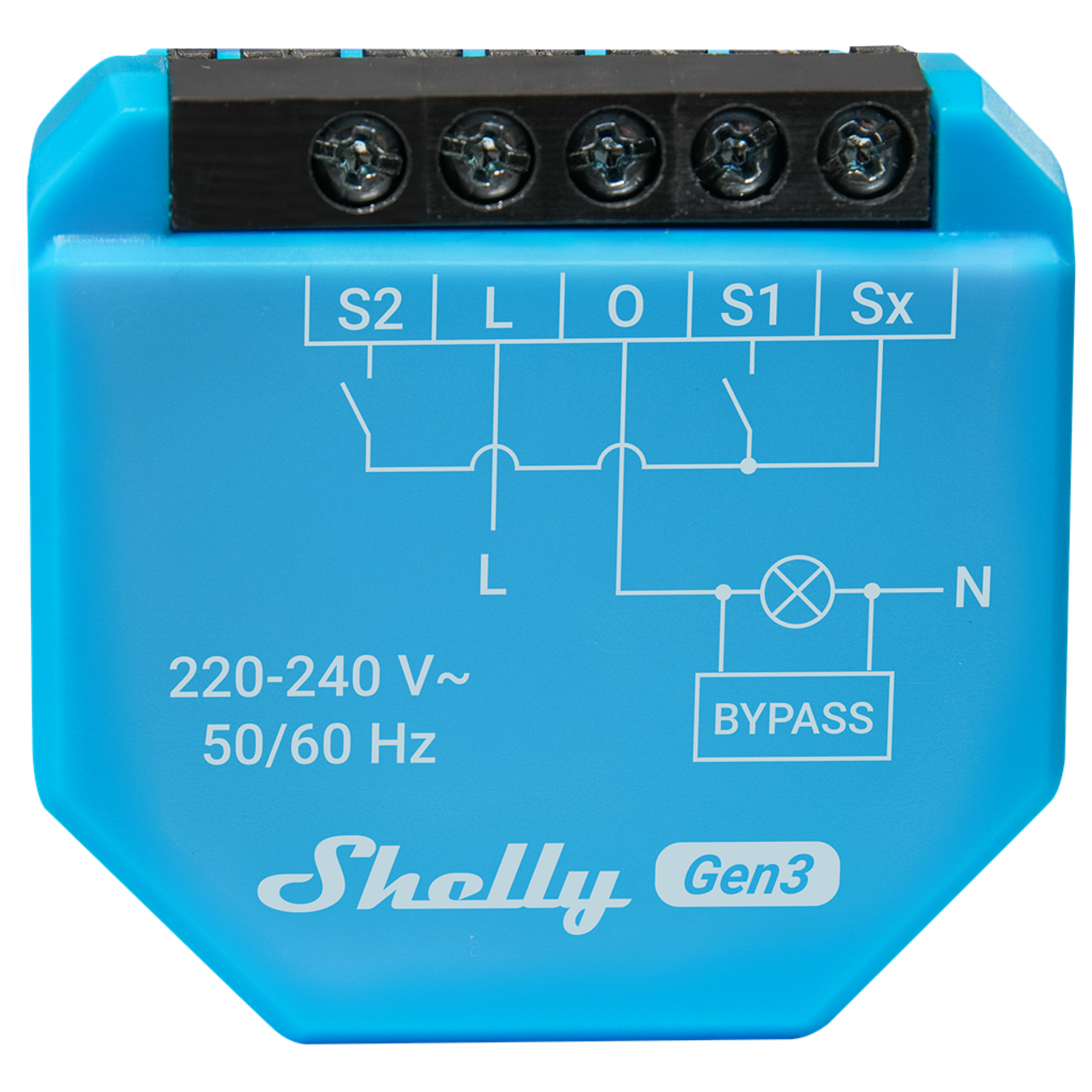 Mikromodul Smart-Relais 1x On/Off 1.2A OHNE NEUTRAL – Shelly 1L Gen3 261637