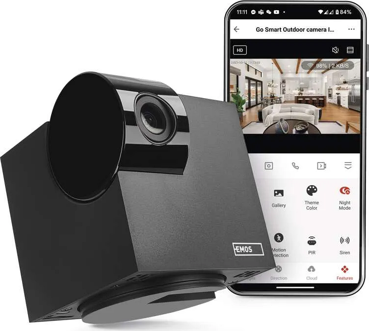 IP Κάμερα 3MP PT 5Vdc IP20 IP-110 CUBE Wi-Fi GoSmart EMOS