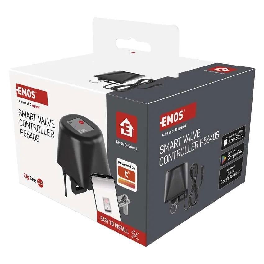 Actuator for shut-off valve with battery ZigBee GoSmart EMOS