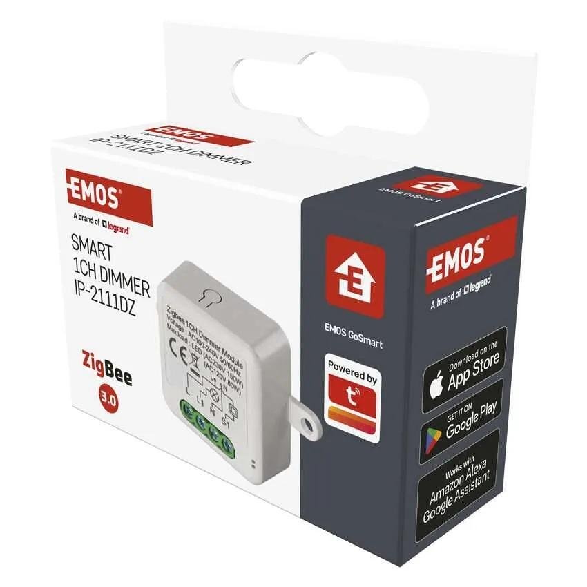 Micromódulo Smart relé 1x dimer 150VA requiere neutro IP-2111DZ ZigBee GoSmart EMOS