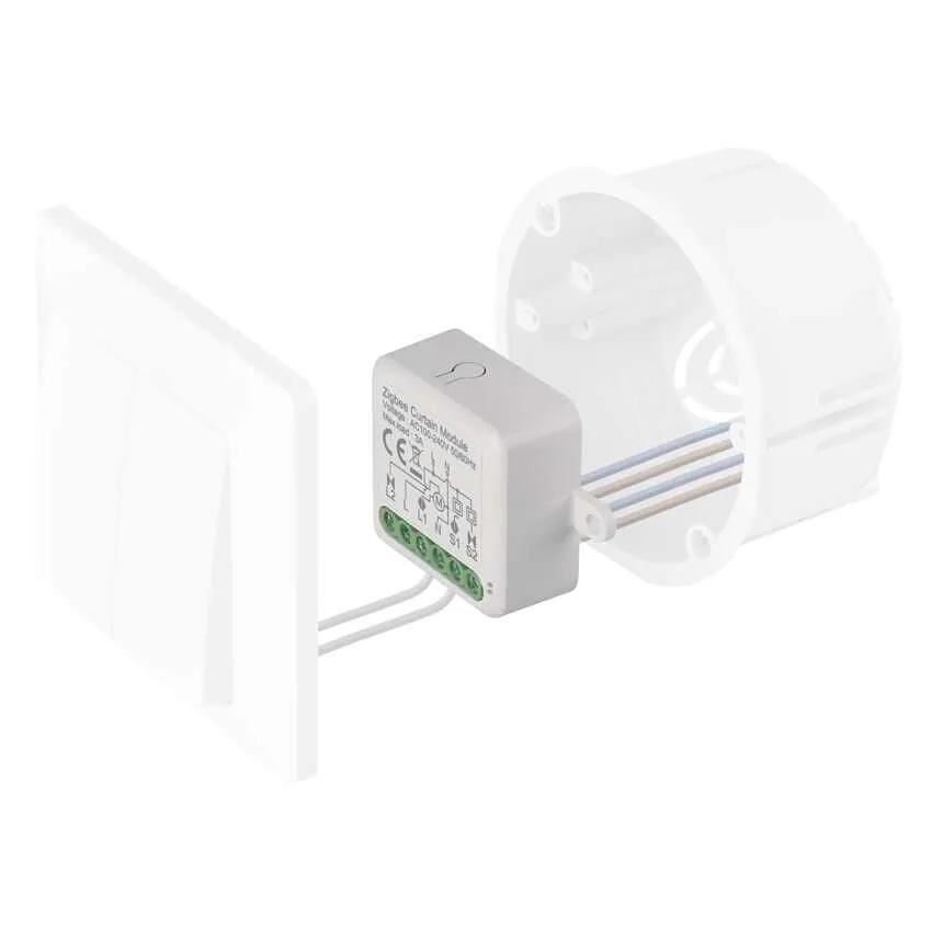 Mikromodul Smart Relais 1x Rollladen 3A erfordert Neutralleiter IP-2121CZ ZigBee GoSmart EMOS