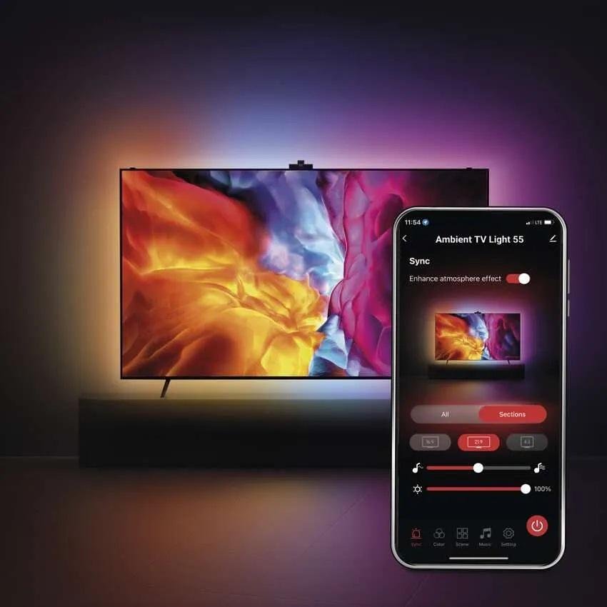 Лента LED 24W RGBIC 610lm Ambient TV65