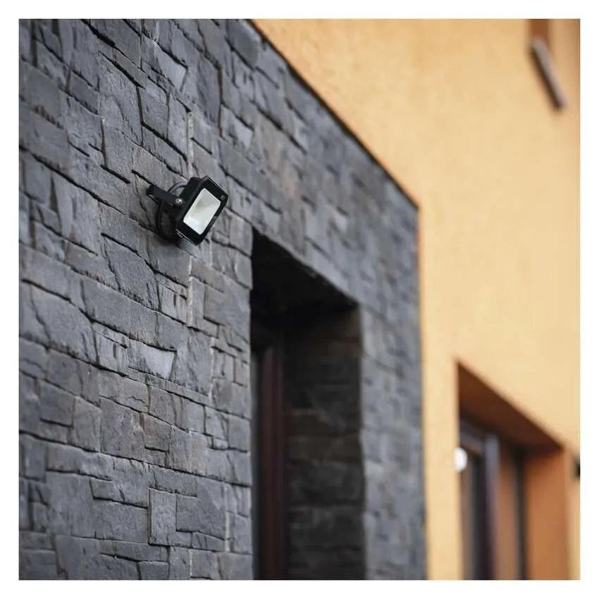 Projecteur LED 20W 4000K 2000lm 120° x 120° 25000h IP65 noir SIMPO EMOS